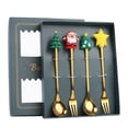 thumbnail image 1 of Veeogra Spoons And Forks Set,Christmas Tableware Set Stainless Steel Spoon Gift Set Dessert Spoon Fork Coffee Spoon Christmas Pendant Spoon Tableware Set GiftSpoons And Forks Set,, 1 of 8