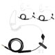 thumbnail image 1 of 3 juegos de auriculares con tubo de aire para teléfono móvil HRT‑1 con micrófono, auriculares con cable con enchufe de 3,5 mm, 1 of 8