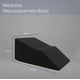 thumbnail image 2 of Almohada Elevación de Piernas DR JOOHN Negro para Disminuir Varices y Favorecer el Retorno Venoso, 2 of 5