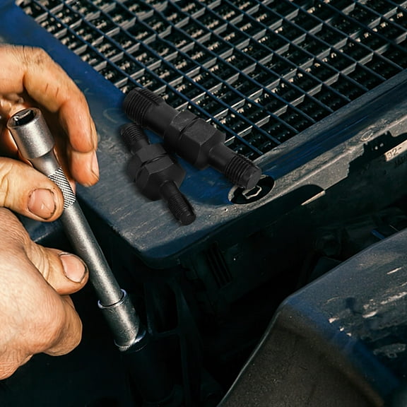 UPGRATOR 2Pcs Double-Ended Rethreader Steel for Vehicle Engine Parts Thread Repair