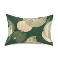 thumbnail image 7 of Yayeee Pillowcase Queen Size Set of 2 Satin Wrinkle Resistant Pillow Case, Beige Abstract, 7 of 7
