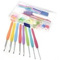 thumbnail image 1 of Crochet Hooks Set, Rubber Handle Crochet Needle  for Home, 1 of 8