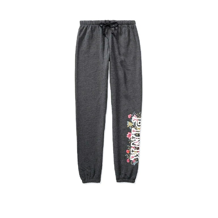 Victoria's Secret PINK Gym Pant Sweatpants Marl Gray ❤ liked on