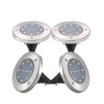 thumbnail image 1 of Labymos 4Pcs Solar Powered Energy Ground Light Outdoor Lamp IP65 Water-resistant 8 LED 20LM Path, 1 of 8