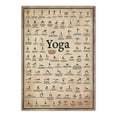 thumbnail image 1 of Yoga Poses Poster Exercise Posters Oil Canvas Home Workout Poster Yoga Art Asanas Background Wall Decoration, 1 of 5