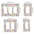 thumbnail image 2 of Yayeee Rocker Switch Wall Plate 2-Gang 4.7"x4.6" Home Decorative Outlet Cover, Yellow Wildflower Pattern, 2 of 6