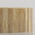 thumbnail image 5 of Simpli Home Millbury 36-inch-Wide Solid Mango Wood Drum Coffee Table, Honey Earthtone, 5 of 7
