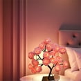 thumbnail image 3 of Lámpara de Mesa con Forma de Árbol de Rosas y Alimentación USB para Dormitorio, Luz Decorativa para Habitación, Regalo Ideal para San Valentín., 3 of 5