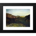 thumbnail image 2 of John La Farge 24x19 Black Modern Framed Museum Art Print Titled - The Last Valley - Paradise Rocks (1867-1868), 2 of 5