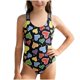 thumbnail image 2 of Odeerbi Traje de Baño de Entrenamiento de Una Sola Pieza de Impresión Del Corazón de Las Niñas de 8-13 Años Traje de Baño de Surf de Playa Seco Rápido Traje de Baño Sin Mangas de Verano, 2 of 7