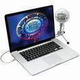 thumbnail image 3 of Blue Microphones Snowball USB Condenser Microphone, Brushed Aluminum, 3 of 8