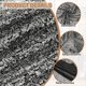 thumbnail image 4 of Tejido de Lentejuelas Negro Plateado, por Yarda, 1 Yarda de Longitud 4.3 pies de Ancho, Tela de Terciopelo Brillante y Centelleante para Costura DIY, Vestido, Fondo, Mantel, Camino de Mesa, 4 of 7