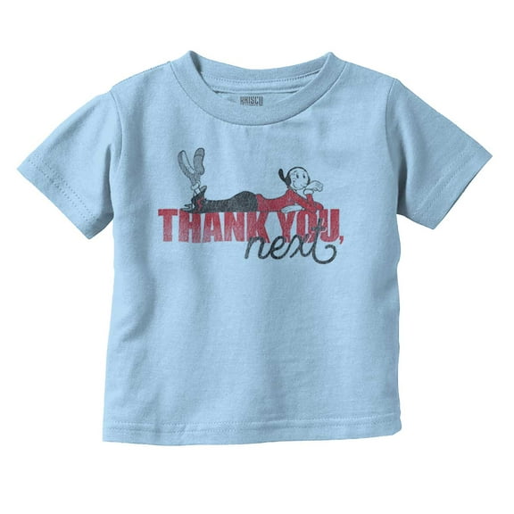 Popeye Olive Oyl Thank You Next Funny Youth T Shirt Tee Girls Infant Toddler Brisco Brands 12M