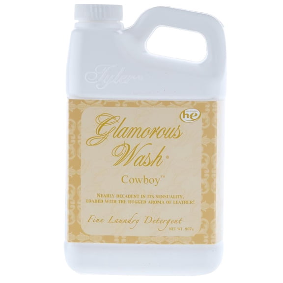 Tyler Candle Cowboy Glamorous Wash Liquid Laundry Detergent, 12 Loads, 32 fl oz