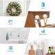 thumbnail image 5 of Ganchos de succión CHAO paquete de 2 ganchos de ventosa al vacío colgador de baño resistente, 5 of 5