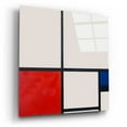 thumbnail image 2 of Epic Art 'Composition in White, Red and Blue' by Piet Mondrian, Acrylic Glass Wall Art, 12"x12", 2 of 8