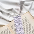 thumbnail image 6 of Kdxio Lavender Flowers Print Metal Tassel Bookmarks,Perfect Gift for Art Lovers and Bookworms Metal Bookmarks for Women, 6 of 8