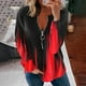 thumbnail image 1 of Pntutb moda mujer cuello pico manga larga camiseta verano estampado blusa suelta tops Pntutb Pntutb-3520, 1 of 5