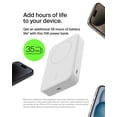 thumbnail image 2 of Batería externa inalámbrica Belkin BoostCharge Pro de 10.000 mAh, color blanco, 2 of 5