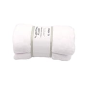 Shason Textile 1.5 Yard Cut Plush Coral Fleece Fabric, White, 54 Wide for Sewing & Crafts