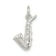 thumbnail image 4 of 925 Sterling Silver Saxophone Necklace Pendant Charm Musical Instrument, 4 of 8