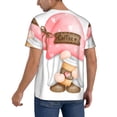 thumbnail image 2 of Hirioo Coffee Gnome (1) for Men's Baseball T-shirt Shirts Short Sleeve Casual Summer Button Stretch T Shirts,Size S-4XL-Large, 2 of 7