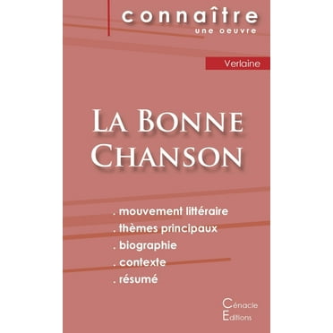 Fiche de lecture La Bonne Chanson de Verlaine (Analyse littéraire de référence et résumé complet) (Paperback)