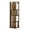 Brown, variant on MoNiBloom Bamboo Rotating Bookshelf 360 Degrees, 5-Tiers Free Standing Revolving Bookcase, Storage Rack for Home, Study, Office, Brown