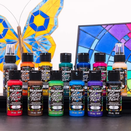 Stained Glass Paint Complete Set