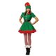 thumbnail image 5 of (Falda de 160 CM) Disfraces de Navidad para padres e hijos Disfraz de elfo de Navidad verde Ropa de cosplay para niños Disfraces de elfo para adultos Disfraces, 5 of 5