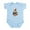 Sky Blue, variant on CafePress - Gnome Infant Bodysuit - Baby Light Bodysuit, Size Newborn - 24 Months
