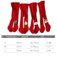 thumbnail image 2 of Infant Toddler Girls Tights Solid Cotton Pantyhose Cable Knit Leggings Stockings with Christmas Santa Claus Decor, 2 of 8