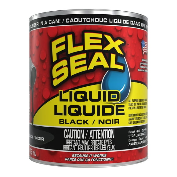 FLEX SEAL LIQUIDE NOIR 16 US FL.OZ. REVÊTEMENT SCELLANT AU CAOUTCHOUC LIQUIDE