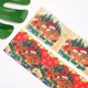 thumbnail image 4 of Cintas de satén de grogrén con estampado navideño para lazos, suministros de embalaje para decoración artesanal, 5 yardas 72256, 4 of 4