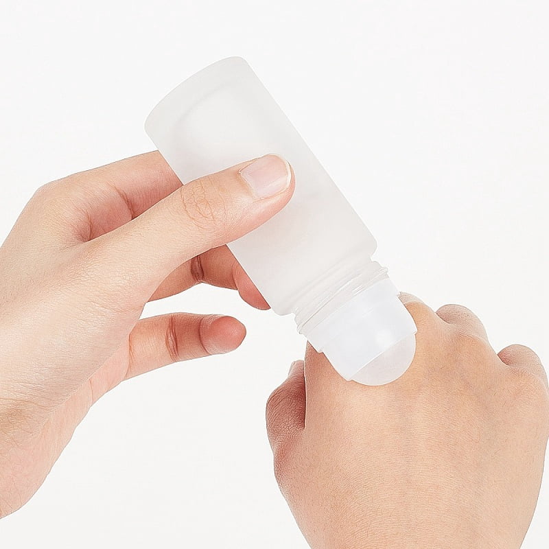 DIY Essential Oil Bottle Kits with Frosted Glass Essential Oil Empty Perfume Bottle Plastic Funnel Hopper & Pipettes Chalkboard Sticker Labels