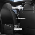 thumbnail image 2 of Full Set for Nissan Pathfinder Car Seat Covers 2011-2026,Waterproof Nappa Leather Car Seat Protector,Anti-Slip and Comfortable Car Seat Cover&Accessories(5 Seats/Black&White), 2 of 7