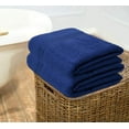 thumbnail image 5 of MALLONI HOME 100% Premium Cotton 2 Pack Oversized Bath Towel Set 28x55 inches, Large Bath Towels, Ultra Absorbant Compact Quickdry & Lightweight Towel, Ideal for Gym Travel Camp Pool - Navy Blue, 5 of 7