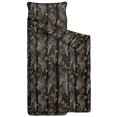 thumbnail image 2 of Camo and Tree Black Pattern Teens Toddler Nap Mat with Pillow, Sleeping Mat Bag for Preschool Daycare 59"x22", 2 of 6