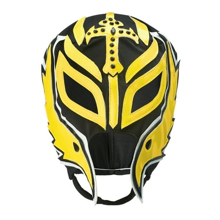 Official WWE Authentic Rey Mysterio Black/Yellow Replica Mask