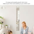 thumbnail image 3 of Growth Chart Mirror, Shatterproof Kids Growth Chart Flexible  For Playroom For Wall, 3 of 8