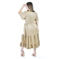 thumbnail image 3 of Vestido midi casual Roman Fashion /Tallas Extras, 4285 (Cafe) cafe 40, 3 of 6