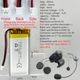 thumbnail image 2 of Batería HXJNLDC 602248 3.7V 700mAh para Bluetooth Sena, 2 of 8