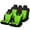 Green, variant on 4pcs Car Seat Covers Full Set Front Split Rear Bench For Car Universal Cloth SUV Sedan Van Automotive Interior Covers Gray