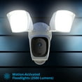 thumbnail image 4 of Night owl Powered Wi-Fi Floodlight Deterrence HD+ Resolution Camera with 2-Way Audio - White, 4 of 10