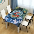 thumbnail image 4 of Yayeee Tablecloths 54" x 72" Rectangle Wrinkle Resistant Party Table Cover, Red Goldfish, 4 of 8