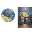thumbnail image 2 of Cats Planet Spots Starry Sky Garden Flag Double Sided Outdoor Banners for Courtyard Outdoor Lawn Farmhouse Holiday Decorations, 2 of 5