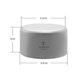 thumbnail image 1 of TOMSHOO Non-Melting Refreezable Ice Cubes for Drinks Whiskey Reusable Ti Metal Ice Cubes Whiskey Stones Gift Set for Men 2 PCS, 1 of 4