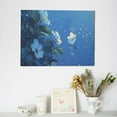 thumbnail image 6 of Gukieu Hibiscus Flowers Calm Water Print Horizontal Canvas Decorative Painting 12x16 Inch Shrinkage Resistant Frame Hanging Home Wall Art Decor, 6 of 6