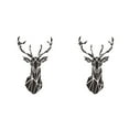 thumbnail image 2 of Maytalsory Wide Application Of 3D Mirror Deer Wall Stickers For Versatile Usage 3D Deer Head Mirror Wall Sticker Acrylic Decorative black XXL 2Set, 2 of 6
