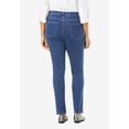thumbnail image 2 of Woman Within Plus Size Tall Stretch-Denim Slim-Leg Five-Pocket Jeans, 2 of 6